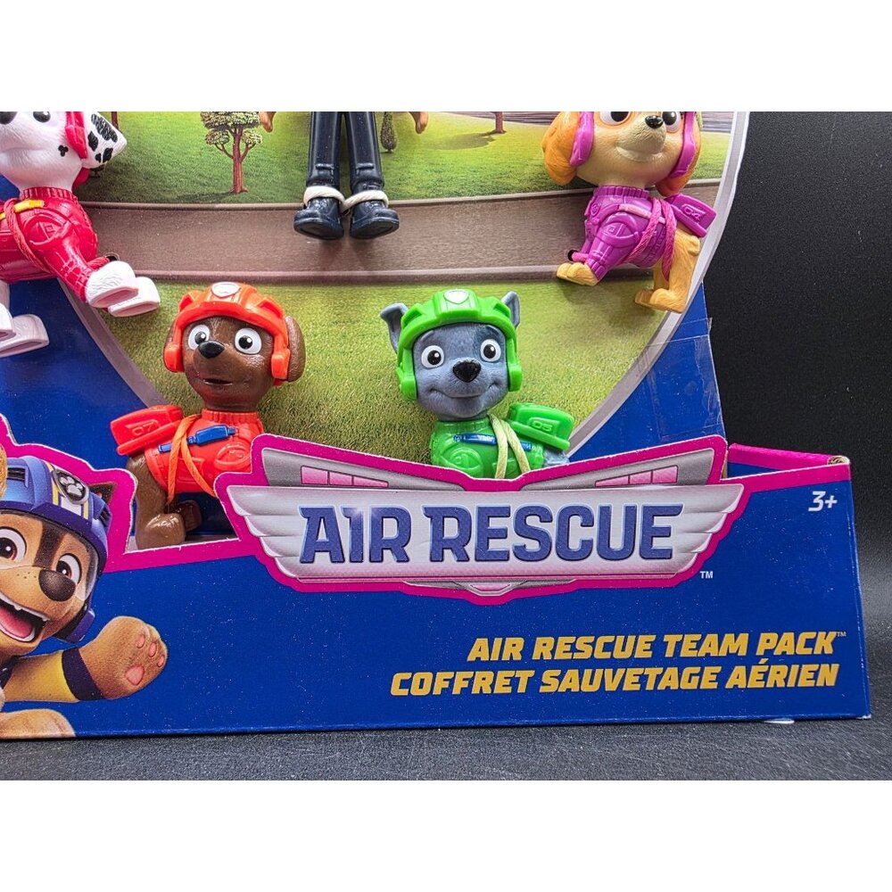 Paw Patrol Air Rescue Team Pack Figures 7-Piece Set Rubble Skye Rocky & More - Picture 3 of 6